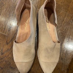 Free People Royale Flat suede